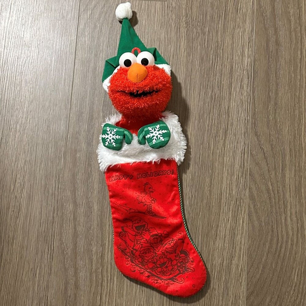 Kurt Adler ELMO Plush Christmas Stocking